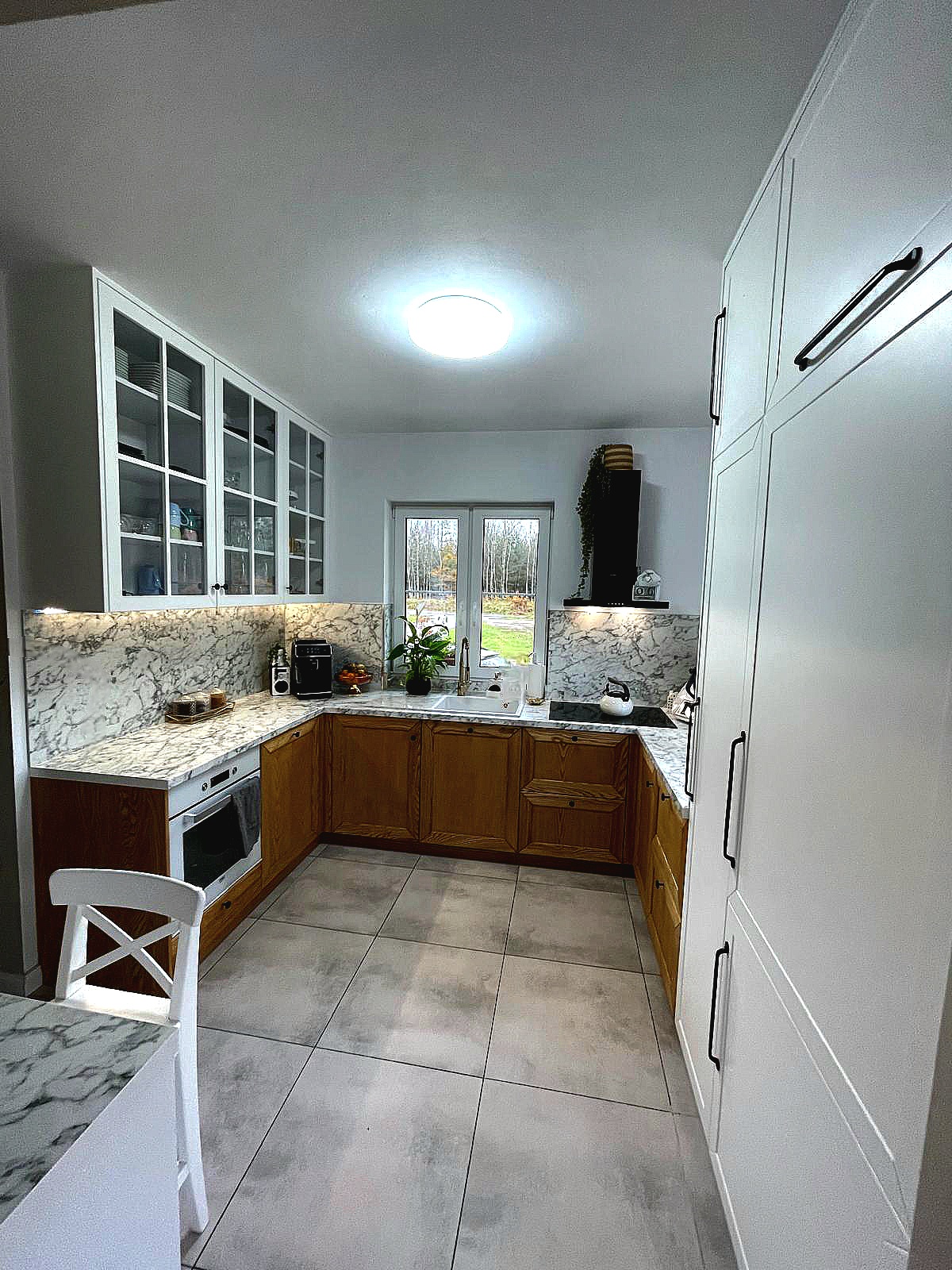 Skandinavisk køkkendesign i Sorrento-stil